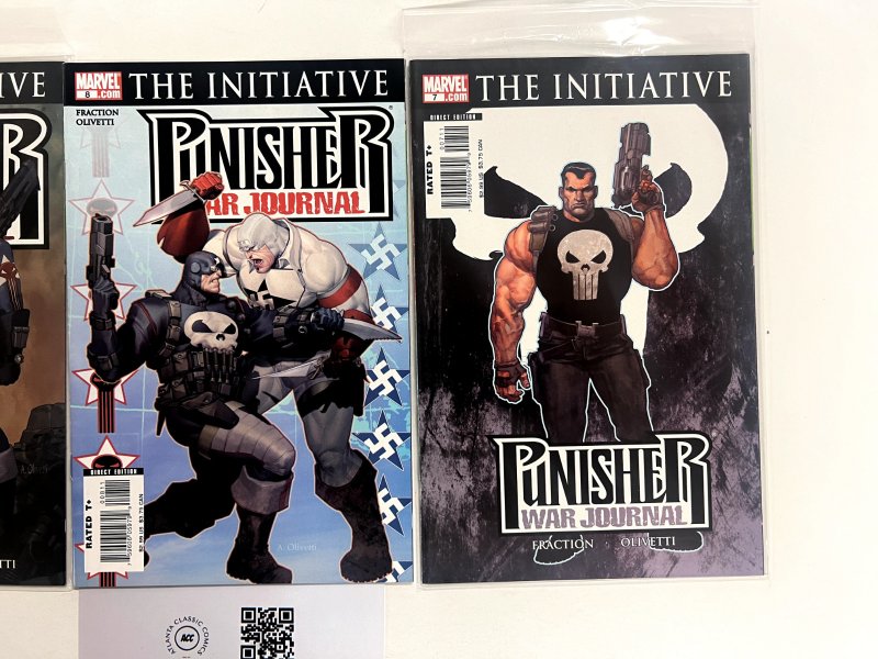 3 The Punisher Marvel Comic Books # 7 8 9 Avengers Spiderman Hulk Thor 11 JS16