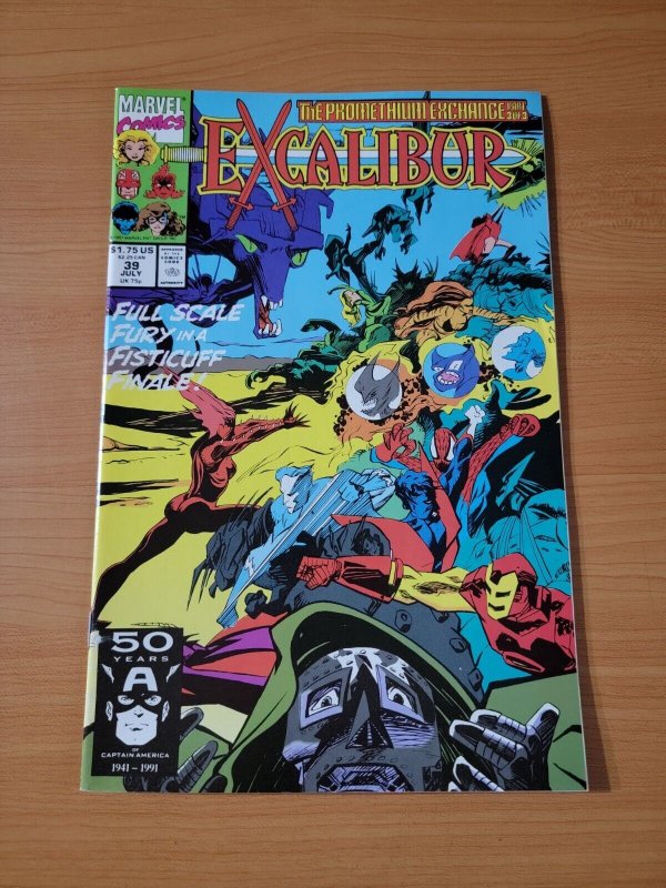 Excalibur #39 Direct Market Edition ~ NEAR MINT NM ~ 1991 DC Comics