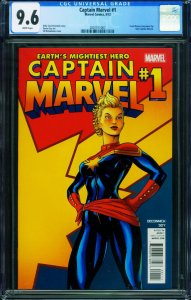 Captain Marvel #1  2012 - Marvel -CGC 9.6 - Comic Book-2001511007