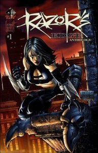 Razor's Edge Anthology 1-B Andrew Mangum Razor Cover VF/NM