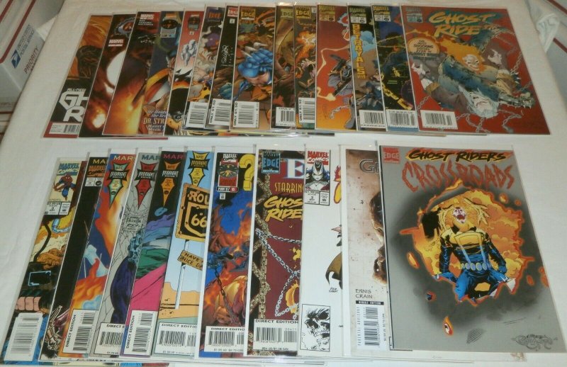 Ghost Rider V3 (1989) #2-7,59-61,66-69,72,73 + Danny Ketch comic book lot of 50