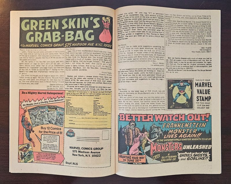 Incredible Hulk #180 KEY 1st Cameo App. Of Wolverine MVS Intact