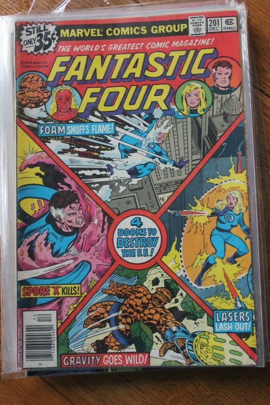 FANTASTIC FOUR #201 (Marvel,1978) Condition FN