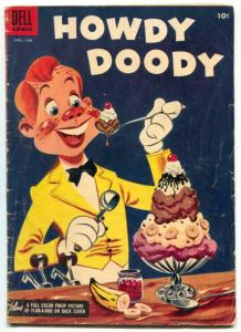 Howdy Doody #33 1955-Dell comics- ice cream cover G/VG