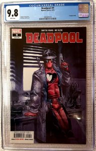 ?~MARVEL~DEADPOOL #9 (2019)~?~NIC KLEIN~HOLE IN HEART~TRADE CVR~?~CGC 9.8~?