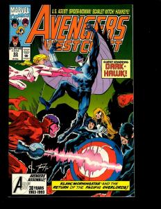 12 West Coast Avengers Marvel Comics # 85 86 87 88 89 90 91 92 93(2) 94 95 GK6