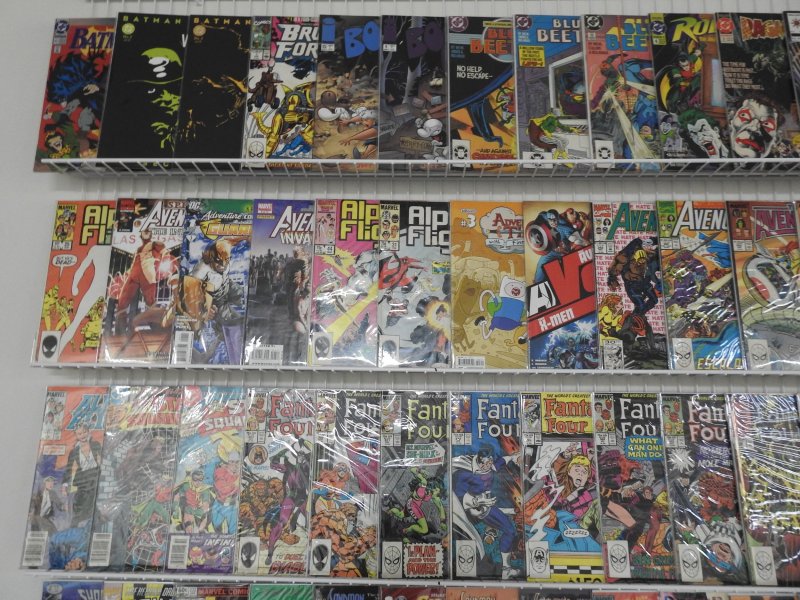 Huge Lot 120 Comics W/ Avengers, Fantastic Four, Blue Beetle+ Avg VF- Condition!