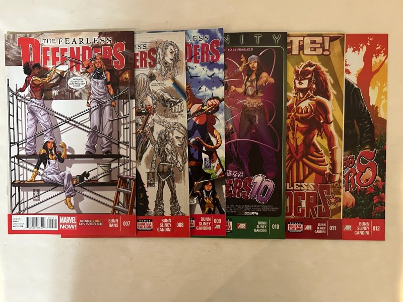 *Fearless Defenders (2013, of 12) 1fn, 2-5, 7-12  11 vf/better books