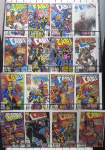 CABLE COLLECTION!60 issues! X-MEN from the future do some killing! FINE/+