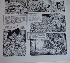 DON LOMAX Original Art, Vietnam Journal #8 pg 15, Brain Dead Horror,Caliber,2011