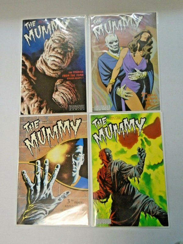 The Mummy Monster Comics Set #1-4 8.0 VF (1991) 