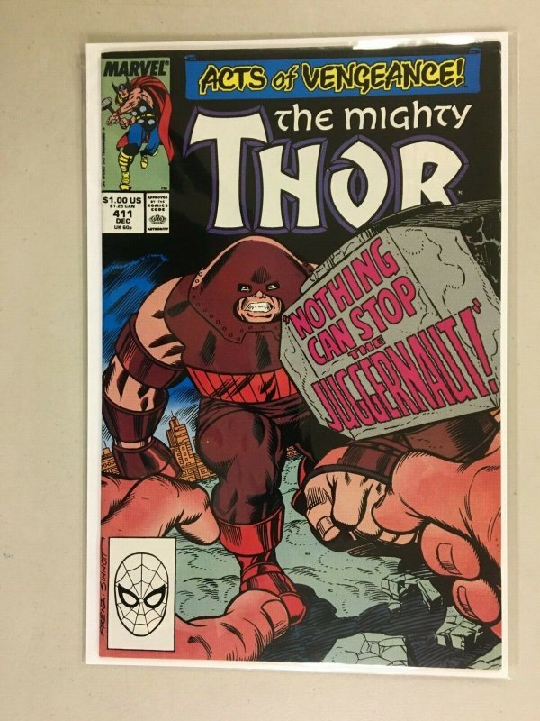 The Mighty Thor #411 Direct Edition 1st APP New Warriors Cameo 7.0 (1989) 