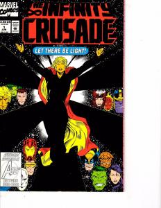 Lot Of 2 Marvel Comics Morbius #1 and Infinity Crusade #1 Ironman Thor JB4