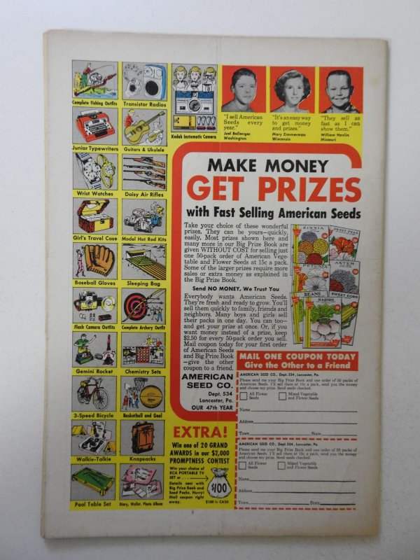 Superboy #119 (1965) VG- Condition cover and 1st wrap detached top staple