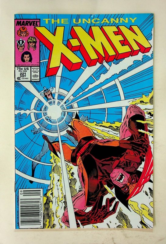 The Uncanny X-Men #221 Marvel Comics Wolverine Newsstand 1987