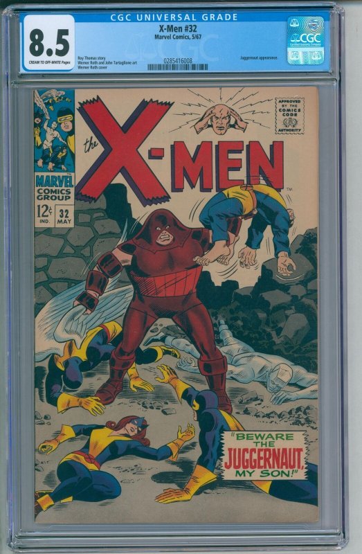 X-Men #32 CGC 8.5 Very Fine+