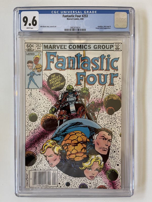 FANTASTIC FOUR #253 CGC 9.6 Newsstand - ANNIIHILUS APPEARANCE, NEW CASE (1983)