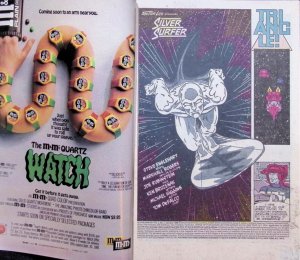 SILVER SURFER Comic Issue 7 — Mantis Co-Star - 32 Pages — 1988 Marvel Comics F+