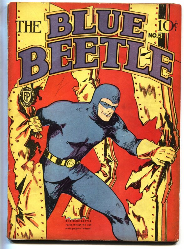 Blue Beetle #5 1941-Fox-Rare Golden-Age Superhero comic book