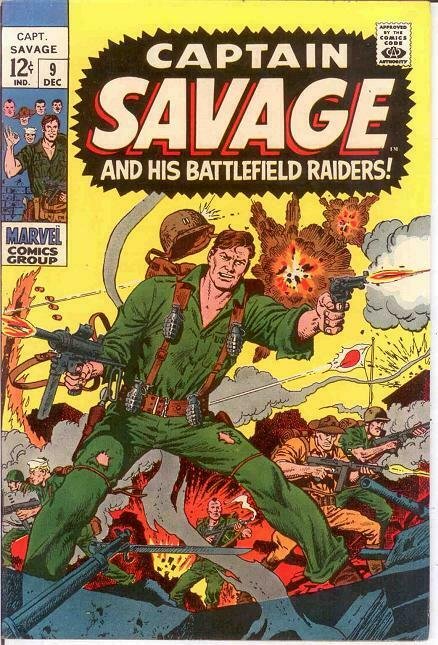 CAPTAIN SAVAGE (1968) 9 VERY FINE Dec. 1968 COMICS BOOK