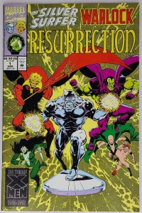 Silver Surfer Warlock Resurrection 1 Marvel Comics 1993 6.0 FN Jim Starlin Drax