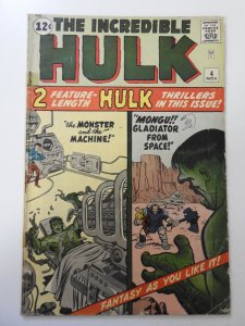 The Incredible Hulk #4 (1963) GD Condition see description