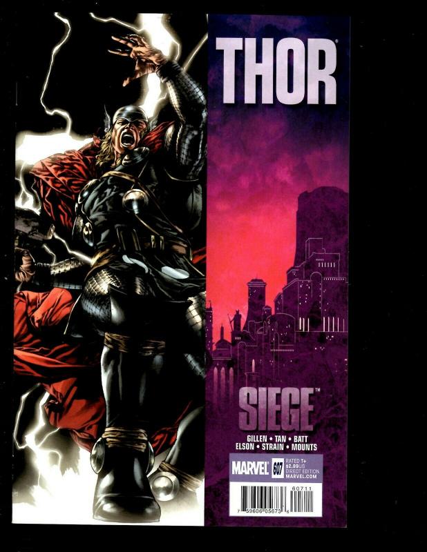 10 Thor Marvel Comics Annual 1 Siege 609 608 607 606 605 603 602 601 600 SM11