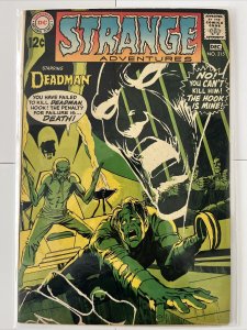 STRANGE ADVENTURES #215 BG/FN 1st Sensei & 1st Hook Neal Adams Deadman - DC 1968