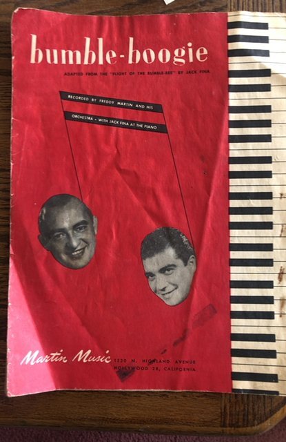 Bumble – boogie 1946 sheet music,see all my music!
