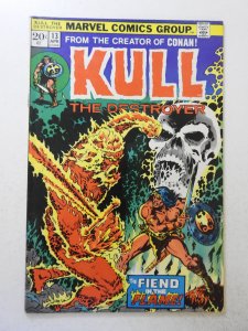 Kull the Destroyer #13 (1974) VG+ Condition MVS intact! moisture stain