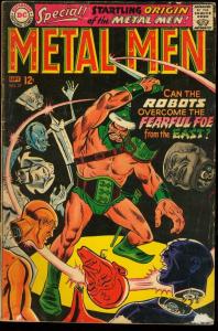METAL MEN #27-DC-ROBOT COVER-1967 G