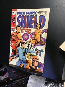 Nick Fury, Agent of SHIELD #12 (1969) Barry “ Conan“ Smith art! Midgrade key! FN