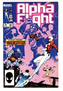 ALPHA FLIGHT #32-comic book MARVEL COMICS-MUTANTS! NM-