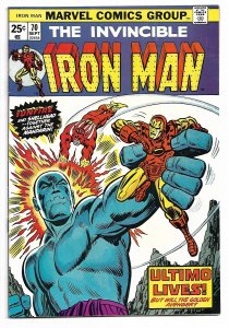 Iron Man #70 (1974) VF+