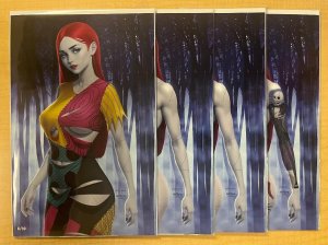 A Nightmare Before Christmas Sally Cosplay 4 Book Variant Set Jacob Bear /50