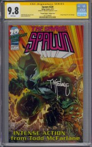 SPAWN #220 CGC 9.8 SS SIGNED TODD MCFARLANE SAVAGE DRAGON VARIANT COVER