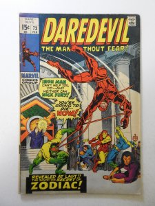 Daredevil #73 (1971) VG- Condition moisture stains