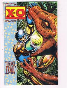 X-O Manowar #34 FN Valiant Comics Comic Book Bailey Dec 1994 DE35