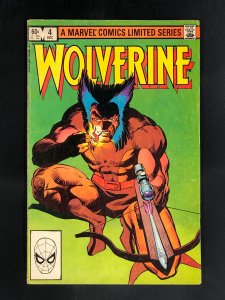 Wolverine #4 (1982) Final Issue of the First Wolverine Solo Series