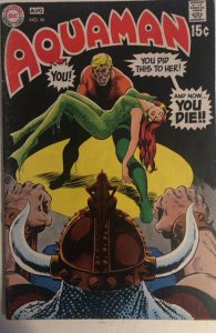 Aquaman #46 (1969)flat and glossy beauty,  Aparo Mera!C all my DC!