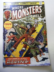 Where Monsters Dwell #32 (1974) FN- Condition