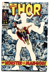 THOR #169 Origin of Galactus-comic book - Marvel 1969