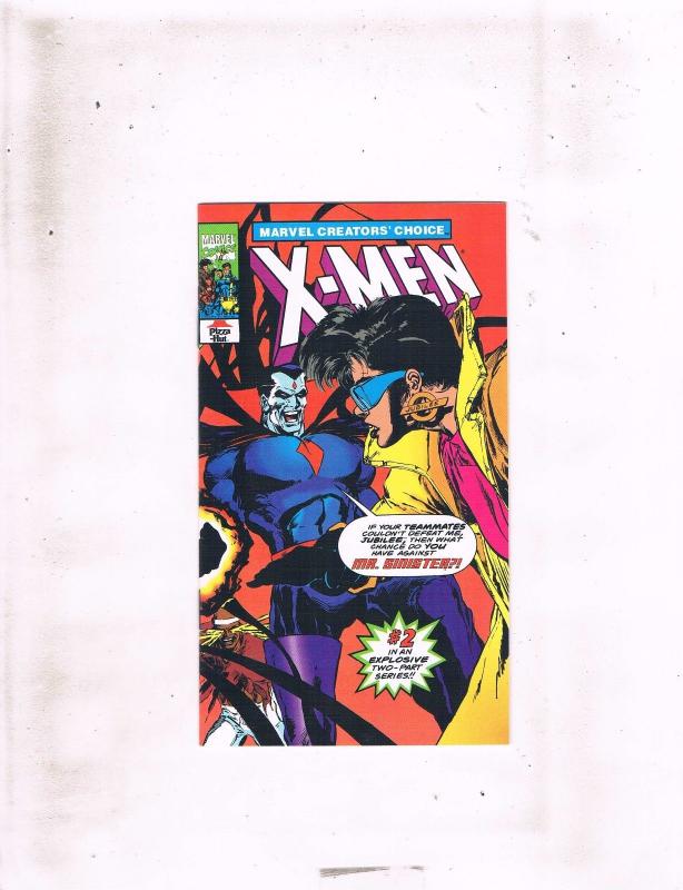 6 Marvel Comics X-Men Alpha & Prime Pizza Hut (Mini) #1 2 Clandestine # 1 2 J204