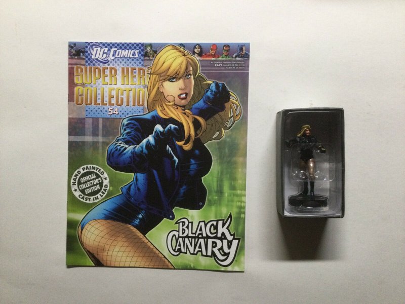 Black Canary Super Hero Collection Figure and Magazine Dc Eaglemoss