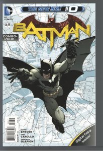 BATMAN NEW 52 ;0, 1-9 10 ISSUES UNREAD NM!  2022 Batman film???