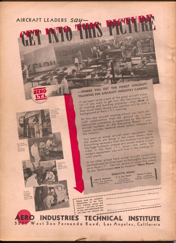 Air Trails 2/1938-hero pulp -Bill Barnes-Frank Tinsley-G. L. Eaton-FN-