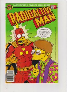 Radioactive Man #216 VF+ 8.5 Newsstand Bongo Comics 1994 Simpsons Bart 71486028635
