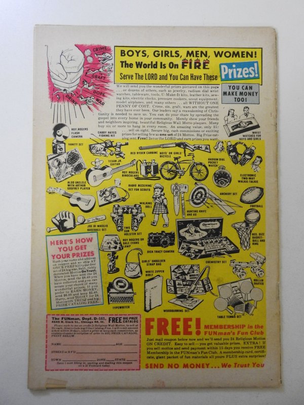 Crime SuspenStories #23 (1954) VG+ Condition 1 in spine split