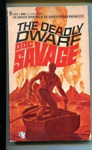 PULP:  DOC SAVAGE-THE DEADLY DWARF-#28-ROBESON-G-JAMES BAMA COVER G