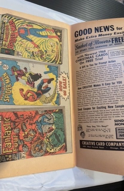 Fantastic Four #81 (1968) the exquisite elemental - crystal from inhumans